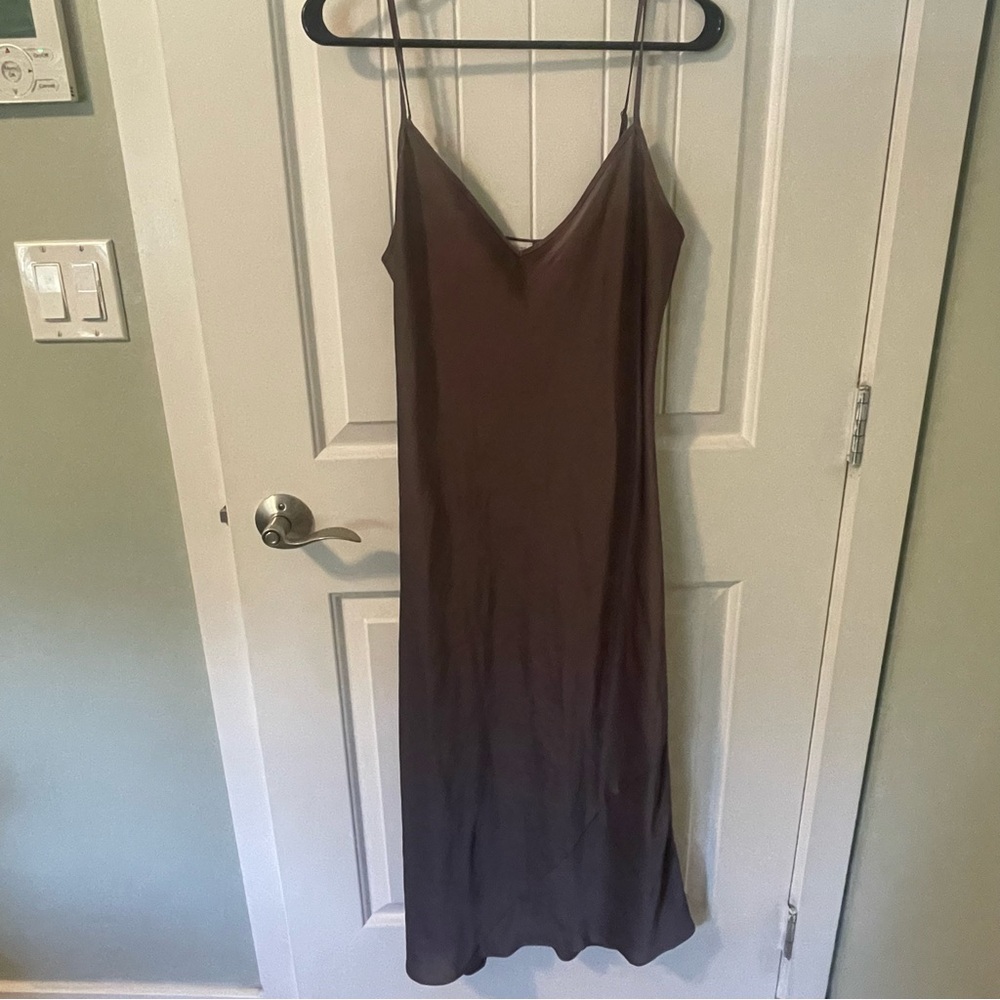 Wilfred Only Slip Satin Midi Dress